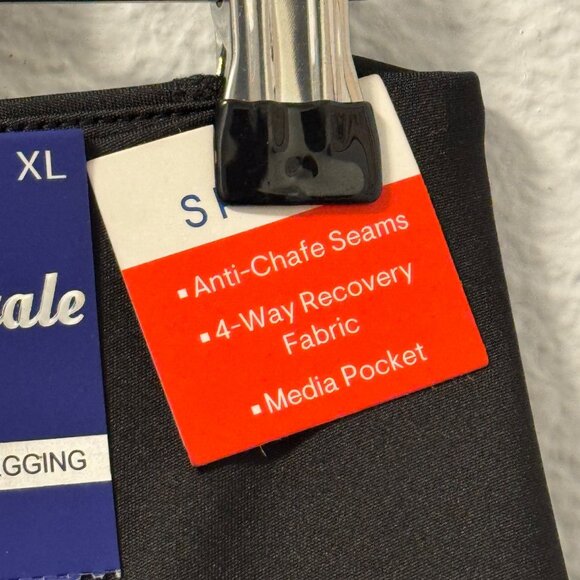 Aeropostale Sport Performance Legging Sz XL Black 4-Way Stretch legging. NWT - Picture 5 of 12